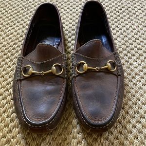 Gucci driving shoes. 12 M Brown.